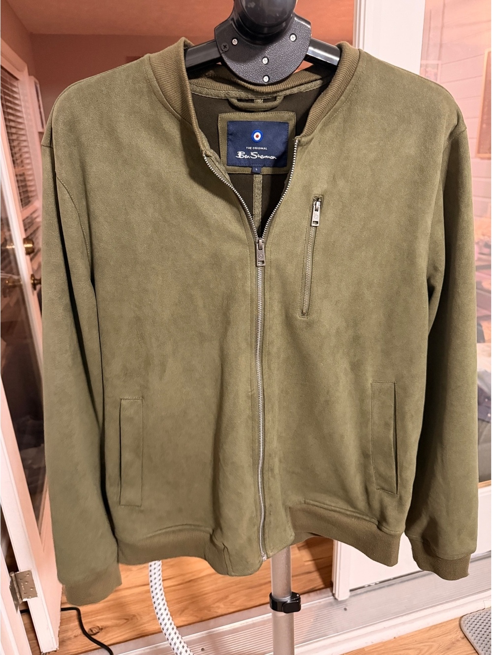 Ben Sherman olive zip jacket